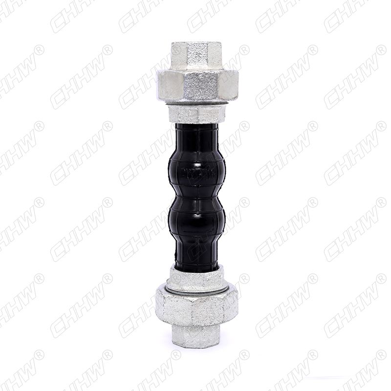 DN20絲扣連接橡膠接頭軟(經緯線橡膠接頭)