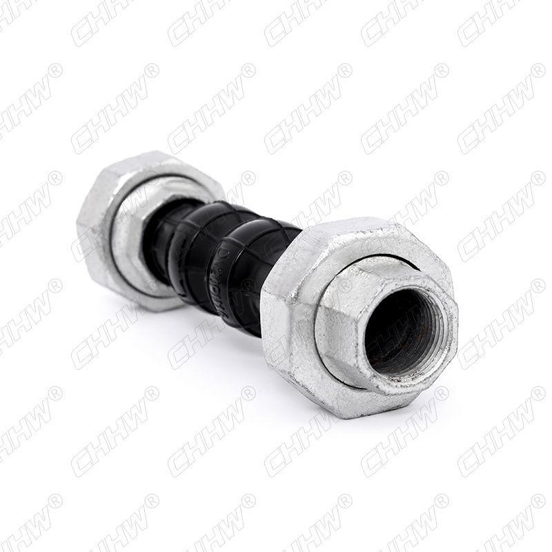 DN20絲扣連接橡膠接頭軟(經緯線橡膠接頭)