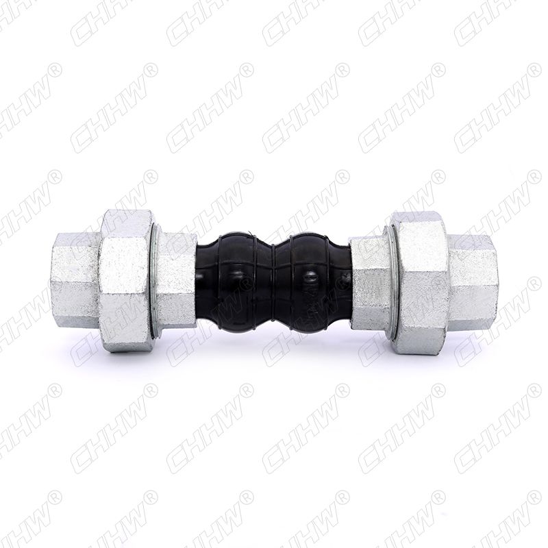 DN25絲扣連接橡膠軟接頭(經緯線橡膠接頭)